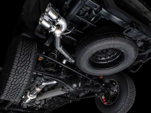 AWE Exhaust for 4th Gen Toyota Tacoma Dual Chrome Silver Tips