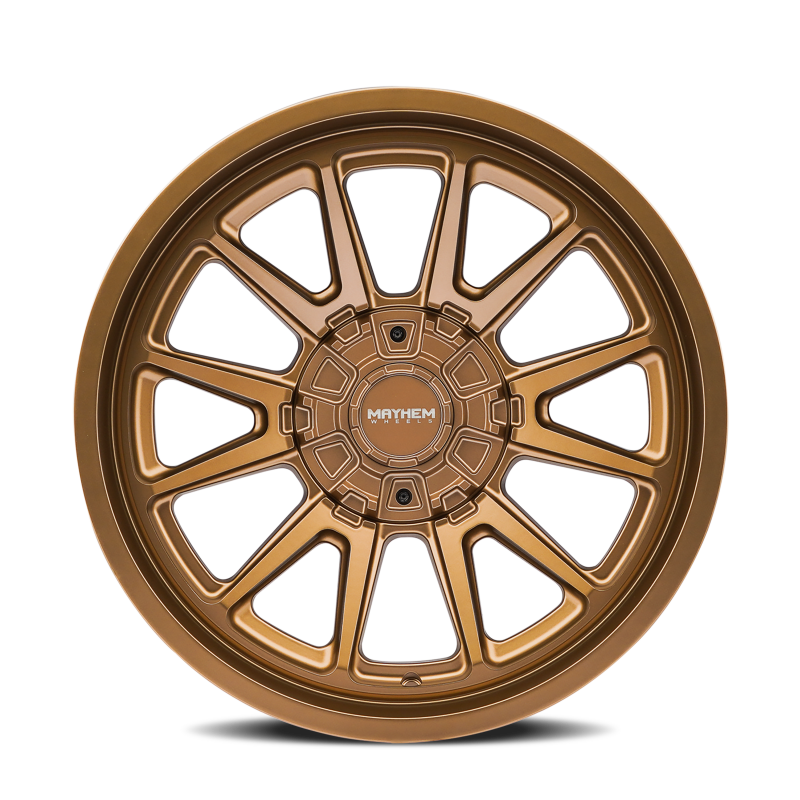 Mayhem 8116 Intrepid 20x10 / 5x127/139.7 BP / -24mm Offset / 87mm Hub Matte Bronze Wheel