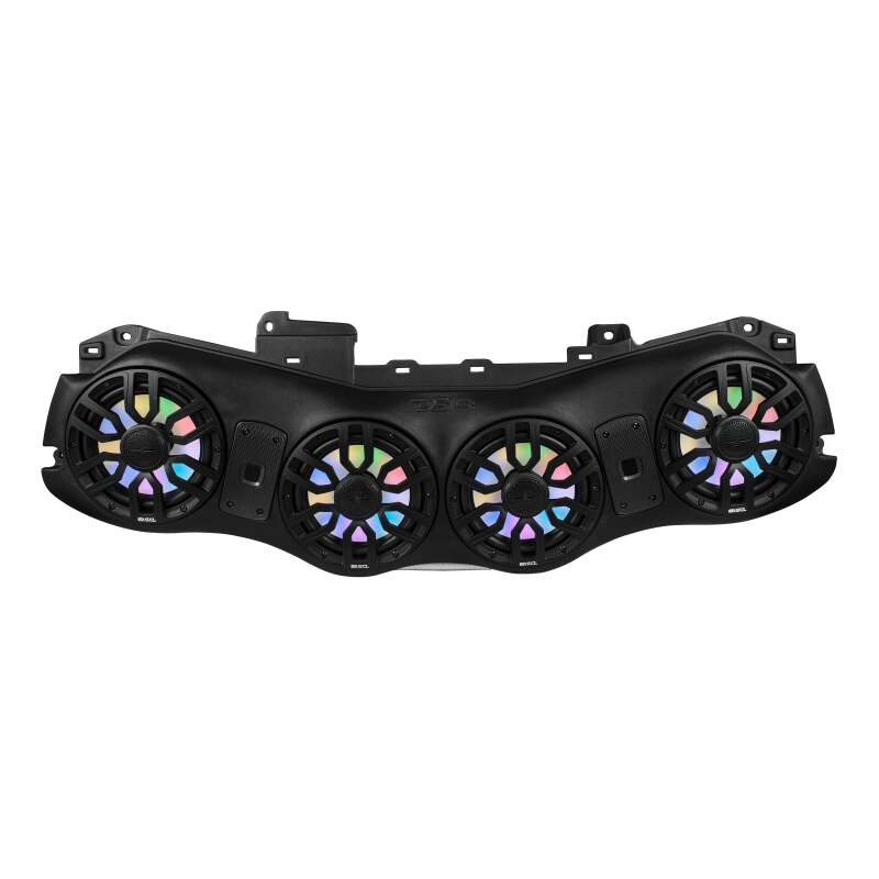 DS18 2024+ JL/JLU/JT Overhead Soundbar w/ Speakers (2 x NXL-IQ8/BK) and LEDs