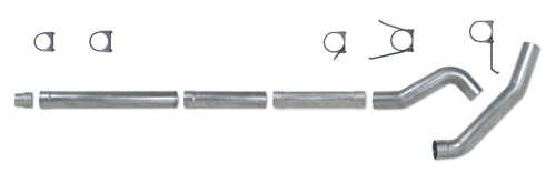 Diamond Eye KIT 5in Catback MFLR RPLCMENT PIPE Single AL: 2004.5-2007.5 DODGE CUMMINS 600