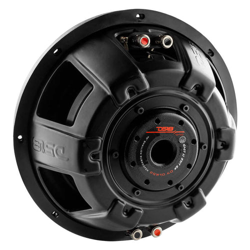 DS18 10in 500 Watts RMS 4 ohm DVC Shallow Mount Water Resistant Subwoofer
