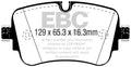 EBC 16-18 Audi Q7 Yellowstuff Rear Brake Pads