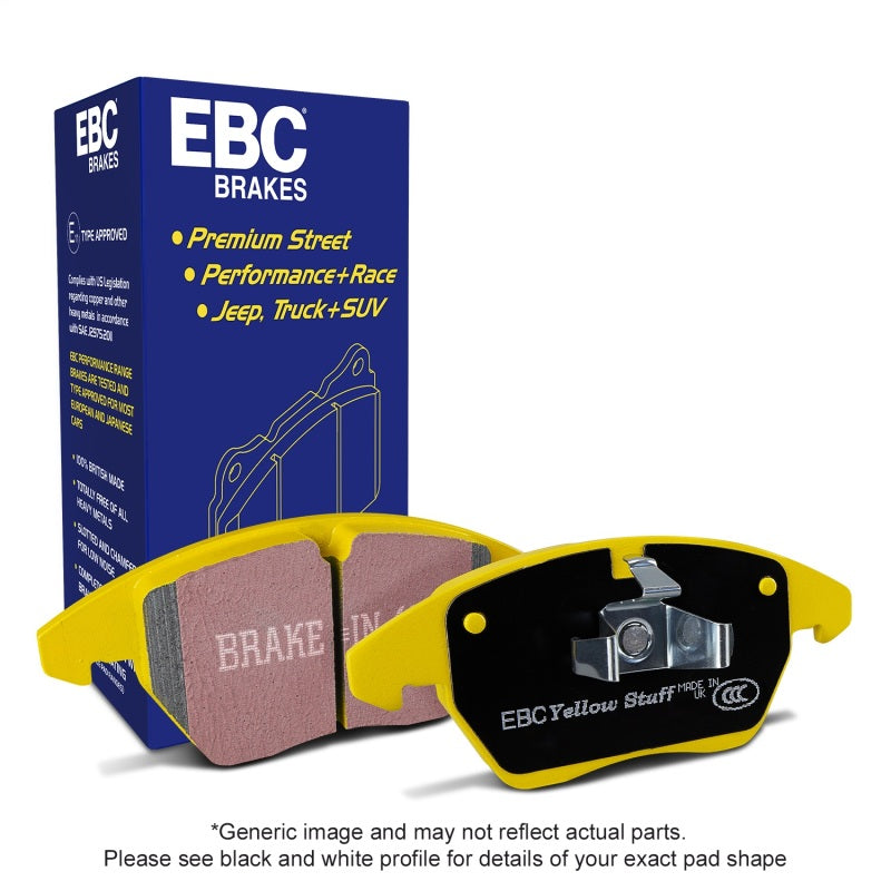 EBC 09-11 Audi A4 2.0 Turbo Yellowstuff Rear Brake Pads