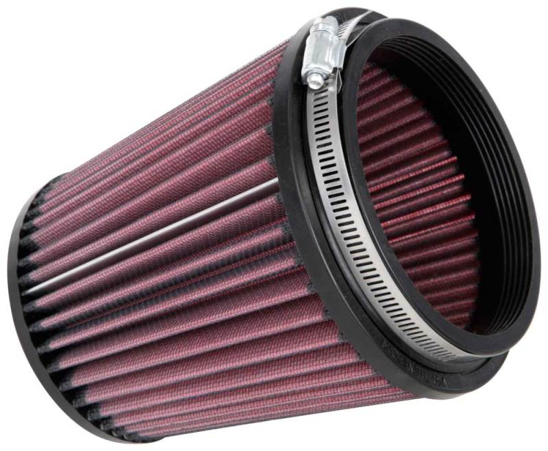 K&N Filter Universal Rubber Filter Round Tapered 4.5in Flange 5.875in Base 4.5 inch Top 6in Height