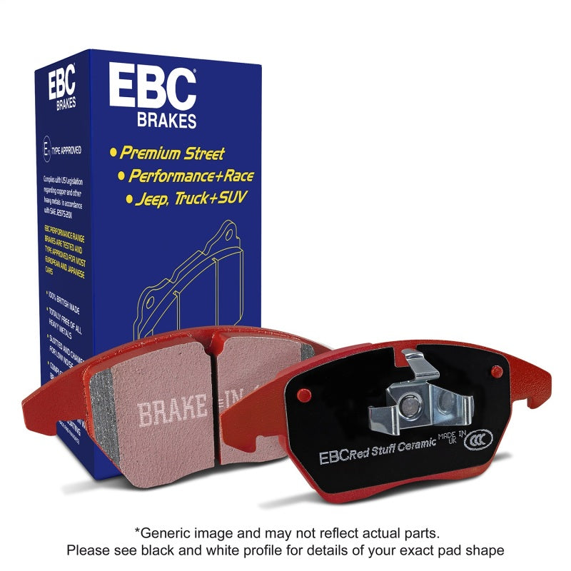 EBC 12+ Acura RDX 3.5 Redstuff Front Brake Pads
