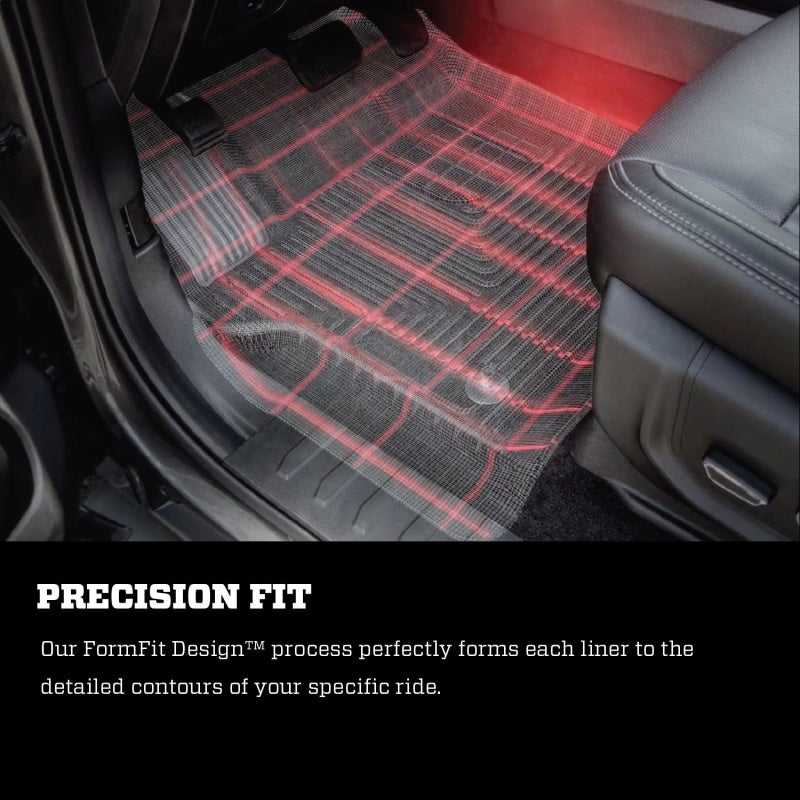 Husky Liners 2022 Nissan Frontier King Cab Ext. Cab/CC WeatherBeater Black Front Floor Liners