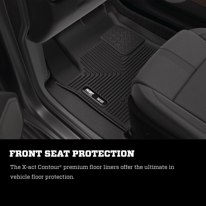 Husky Liners 2020 Jeep Gladiator Crew Cab X-Act Contour Black Floor Liner (2nd Seat)
