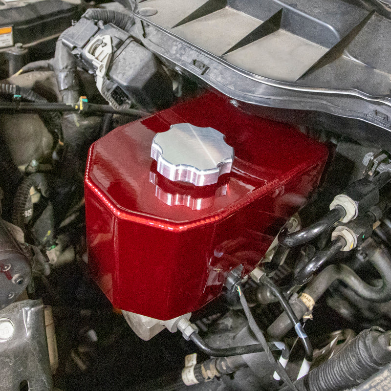 Wehrli 06-23 Cummins 5.9L/6.7L Brake Master Cylinder Reservoir Cover - Bengal Red