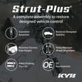 KYB Shocks & Struts Strut Plus Rear Left 08-13 Toyota Highlander AWD / 13-16 Toyota Venza AWD