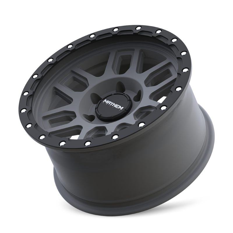 Mayhem 8304 Delta 20x9 / 5x127 BP / -12mm Offset / 78.1mm Hub Matte Gunmetal w/Matte Black Lip Wheel