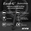 KYB Shocks & Struts Excel-G Front TOYOTA 4-Runner 2003-09 TOYOTA FJ Cruiser 2007-09 TOYOTA Tacoma (2