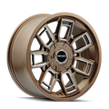 Mayhem 8118 Ordinance 20x9 / 5x127/139.7 BP / 87.1mm Hub Matte Bronze Wheel w/ Milled Spokes