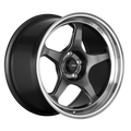 Konig Hyperspec 19x9.5A 5x114.3 ET35 Anthracite Metallic Wheel w/ Mirror Machined Lip (Knurled Bead)