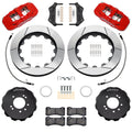 Wilwood 99-02 Nissan Skyline Aerolite 6R Front BBK w/ 14.00in Slotted Rotors & Flexlines - Red