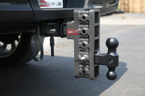 Gen-Y Mega Duty 2in Shank 7.5in Drop 1.5K TW 10K Hitch w/GH-031 Dual-Ball