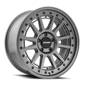 Mayhem 8305 Compass 17x9 / 5x127 BP/ -6mm Offset / 78.1mm Hub Matte Gunmetal w/Blk Bolt Wheel