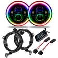 Oracle Jeep Wrangler JL/Gladiator JT 7in. High Powered LED Headlights (Pair) - Dynamic