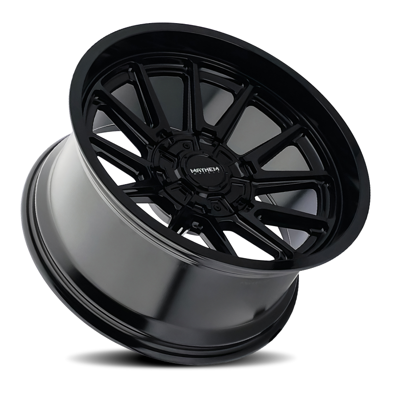 Mayhem 8116 Intrepid 20x9 / 8x180 BP / 0mm Offset / 124.1mm Hub Gloss Black Wheel