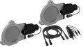 QTP 3.5in Bolt-On QTEC Dual Electric Cutout Valves - Pair