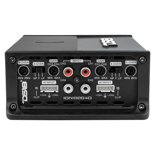 DS18 4-Channel Amp 2x 500/4ohm Bridge 4 x 250/2ohm 4 x 150/4ohm Watts RMS Class D