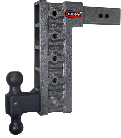 Gen-Y Mega Duty 2.5in Shank 12in Drop 3K TW 21K Hitch w/GH-061 Dual-Ball