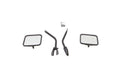 Rampage 1955-1983 Jeep CJ5 Side Mirrors - Black
