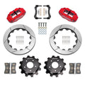 Wilwood 89-02 Nissan Skyline Superlite 4R Rear BBK w/ 13.50in Diameter Slotted Rotor - Red