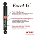 KYB 19-22 Honda Passport FWD Excel-G Strut - Rear