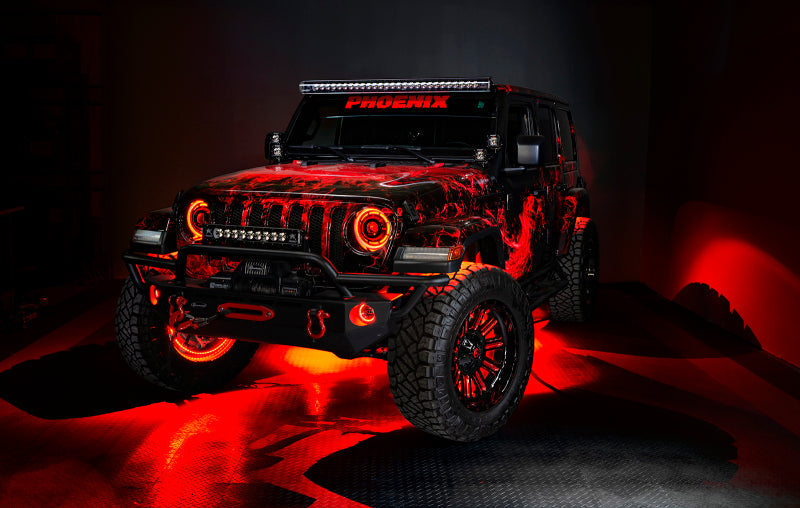 Oracle Jeep Wrangler JK/JL/JT High Performance W LED Fog Lights - ColorSHIFT - Dynamic