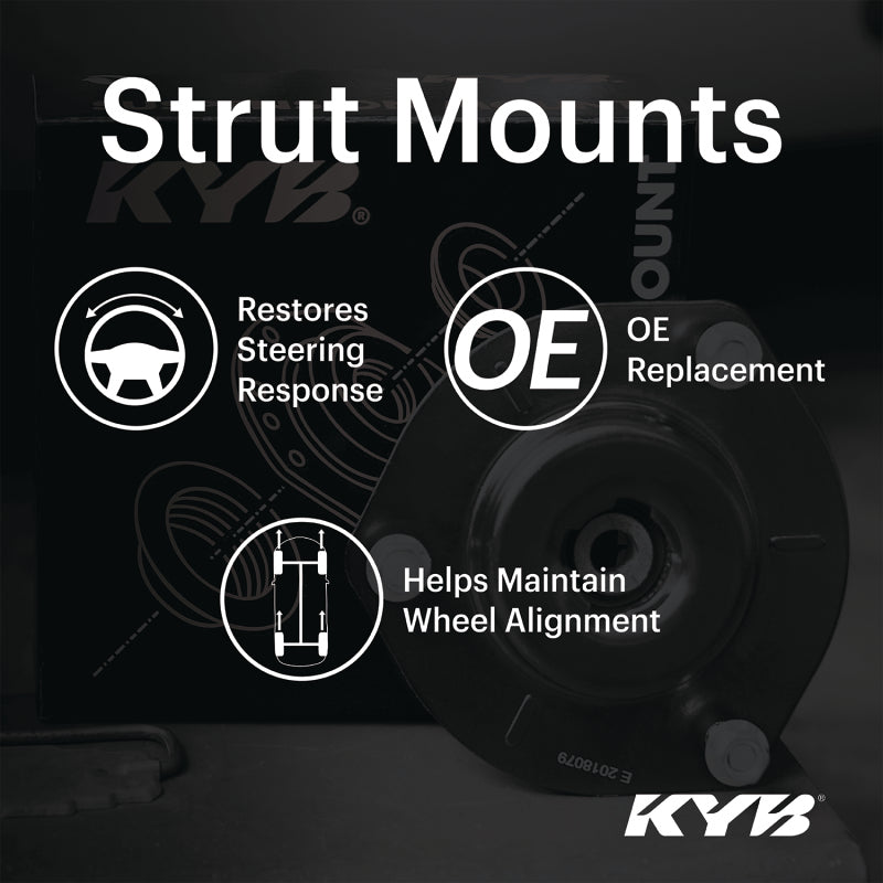 KYB Shocks & Struts Strut Mounts Front JEEP Commander 2006-09 JEEP Grand Cherokee 2005-10