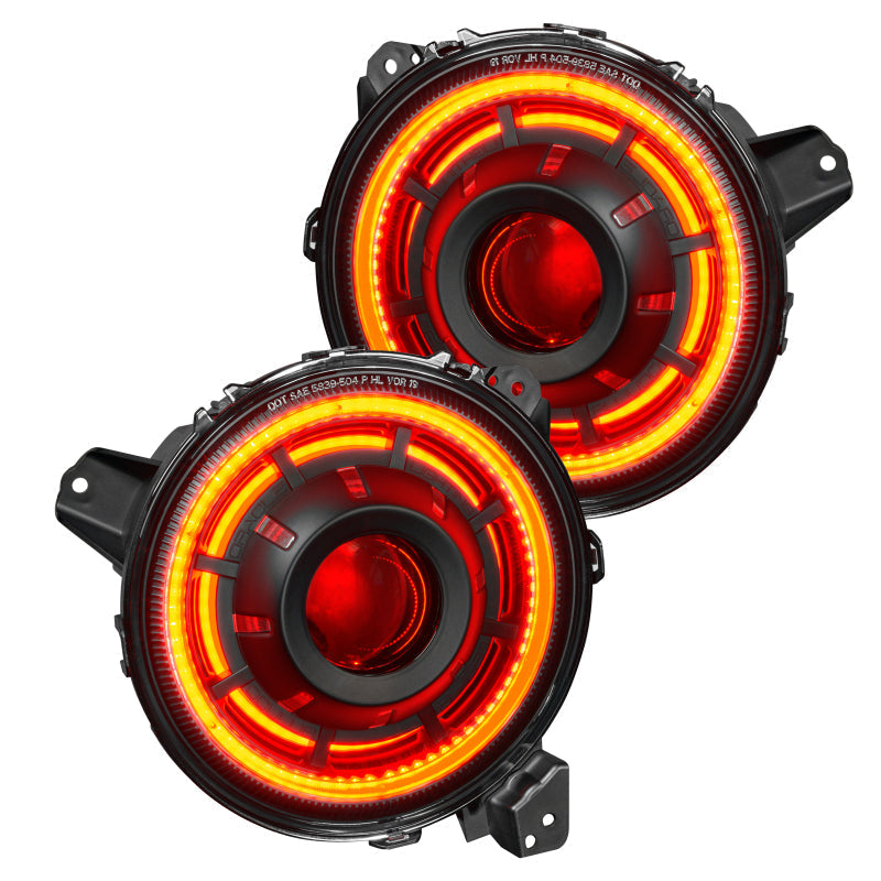 Oracle Oculus Bi-LED Projector Headlights for Jeep JL/Gladiator JT - w/ Simple Controller