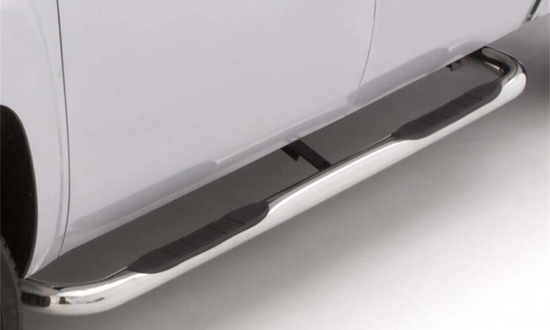 Lund 09-17 Dodge Ram 1500 Quad Cab 3in. Round Bent SS Nerf Bars - Polished