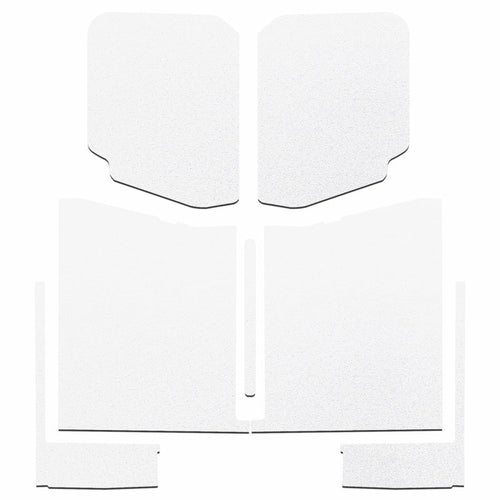 DEI 20-22 Jeep Gladiator JT 4-Door Boom Mat Complete Headliner Kit - 7 Piece - White