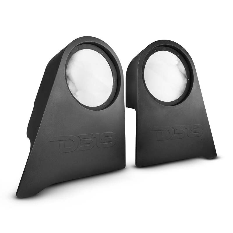 DS18 2007-18 Jeep JK/JKU Subwoofer Enclosure Fits 2x 12in Subwoofers Wheel Well Sealed Left & Right