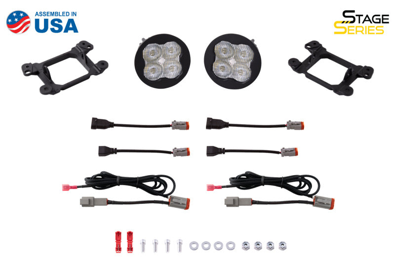 Diode Dynamics SS3 Sport Type M Kit ABL - Yellow SAE Fog