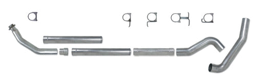 Diamond Eye KIT 5in Turbo Back SGL MFLR RPLCMENT PIPE AL: 94-02 DODGE CUMMINS 5.9L W/ RP #510220