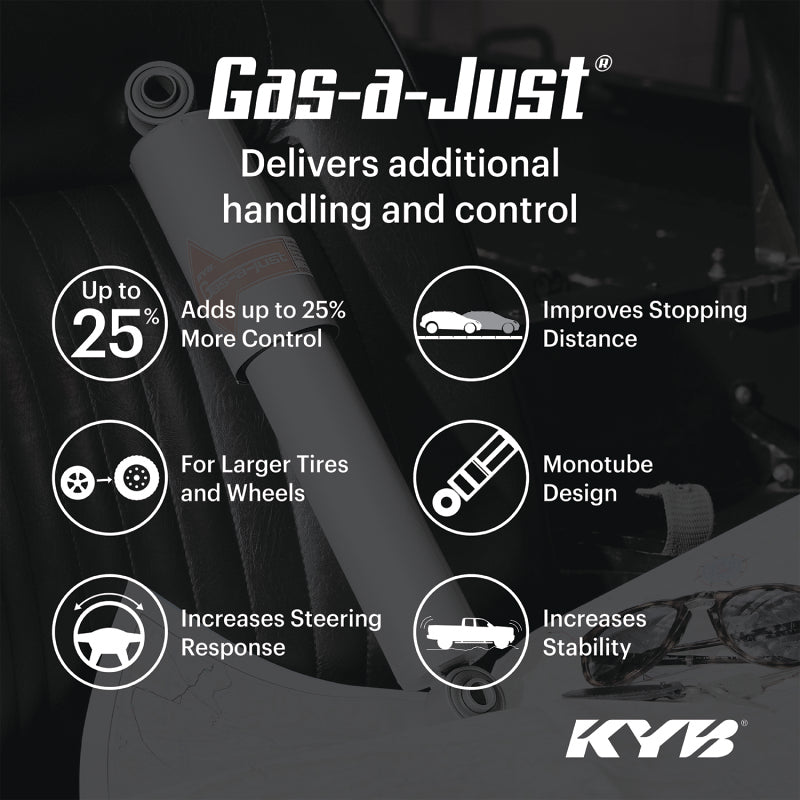 KYB Shocks & Struts Gas-A-Just Front DODGE Dakota 1997-04 DODGE Durango 1998-03 FORD Bronco 1980-96