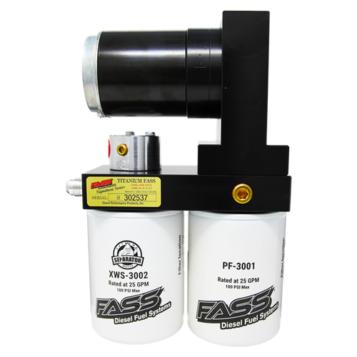 FASS 89-93 Dodge 2500/3500 Cummins 100gph Titanium Series Fuel Air Separation System TS D02 100G