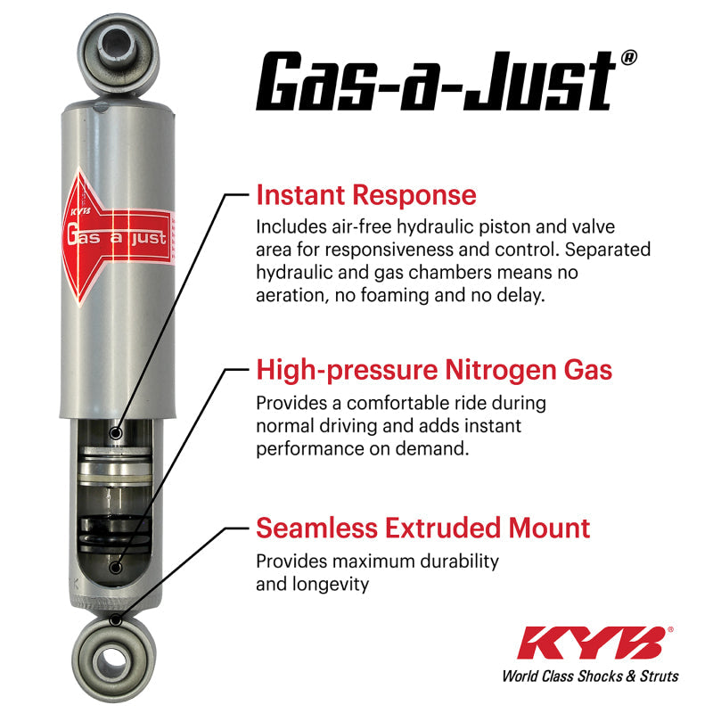 KYB Shocks & Struts Gas-A-Just Front DODGE Dakota 1997-04 DODGE Durango 1998-03 FORD Bronco 1980-96