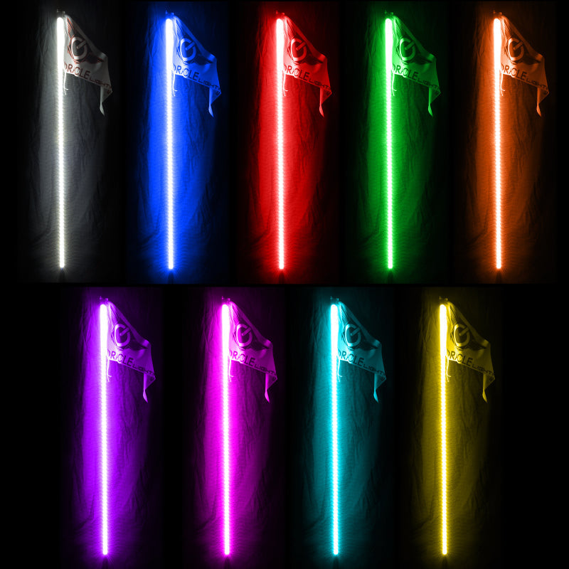 Oracle Off-Road 4ft LED Whip - ColorSHIFT