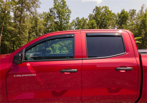 AVS 2023 Chevrolet Colorado In-Channel Ventvisor Low Profile Deflectors 4pc - Smoke