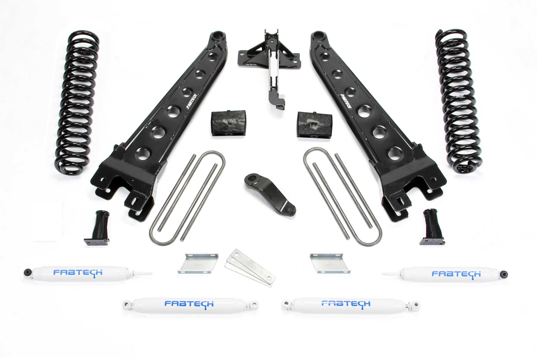 Fabtech 17-20 Ford F250/350 4WD 6in Rear Block Kit